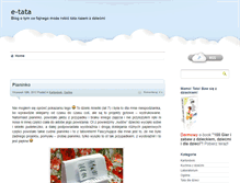 Tablet Screenshot of blog.e-tata.eu