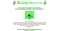 Desktop Screenshot of ozdoby-choinkowe.e-tata.eu