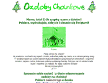 Tablet Screenshot of ozdoby-choinkowe.e-tata.eu